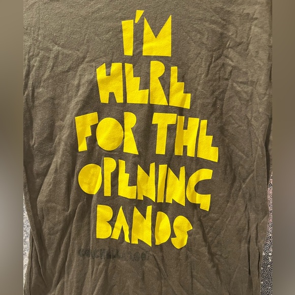 Vintage Coachella 2007 T-Shirt with Yellow Graphic Text - Picture 2 of 4